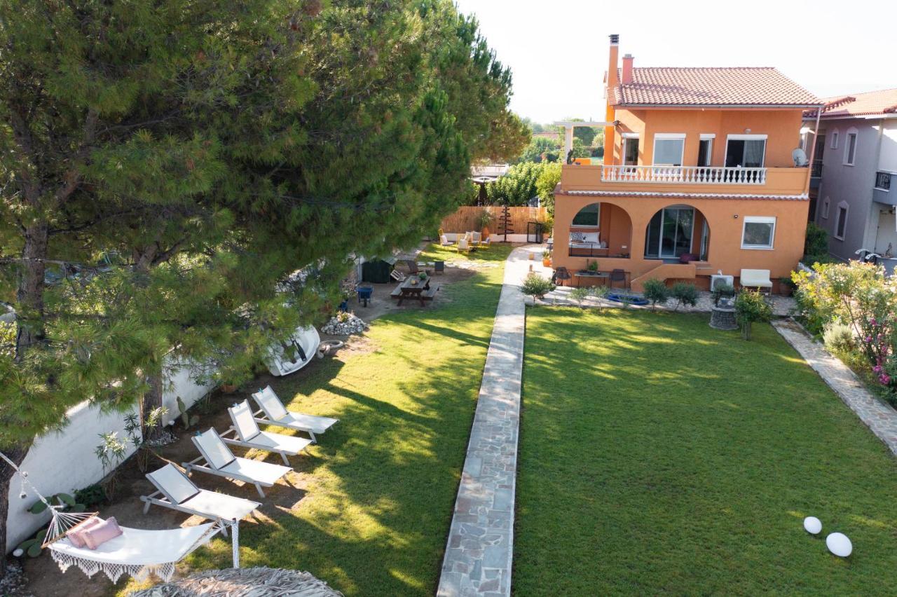 Pampas Seafront villa, 6 bedrooms, North Evvoia Kanatádhika Extérieur photo